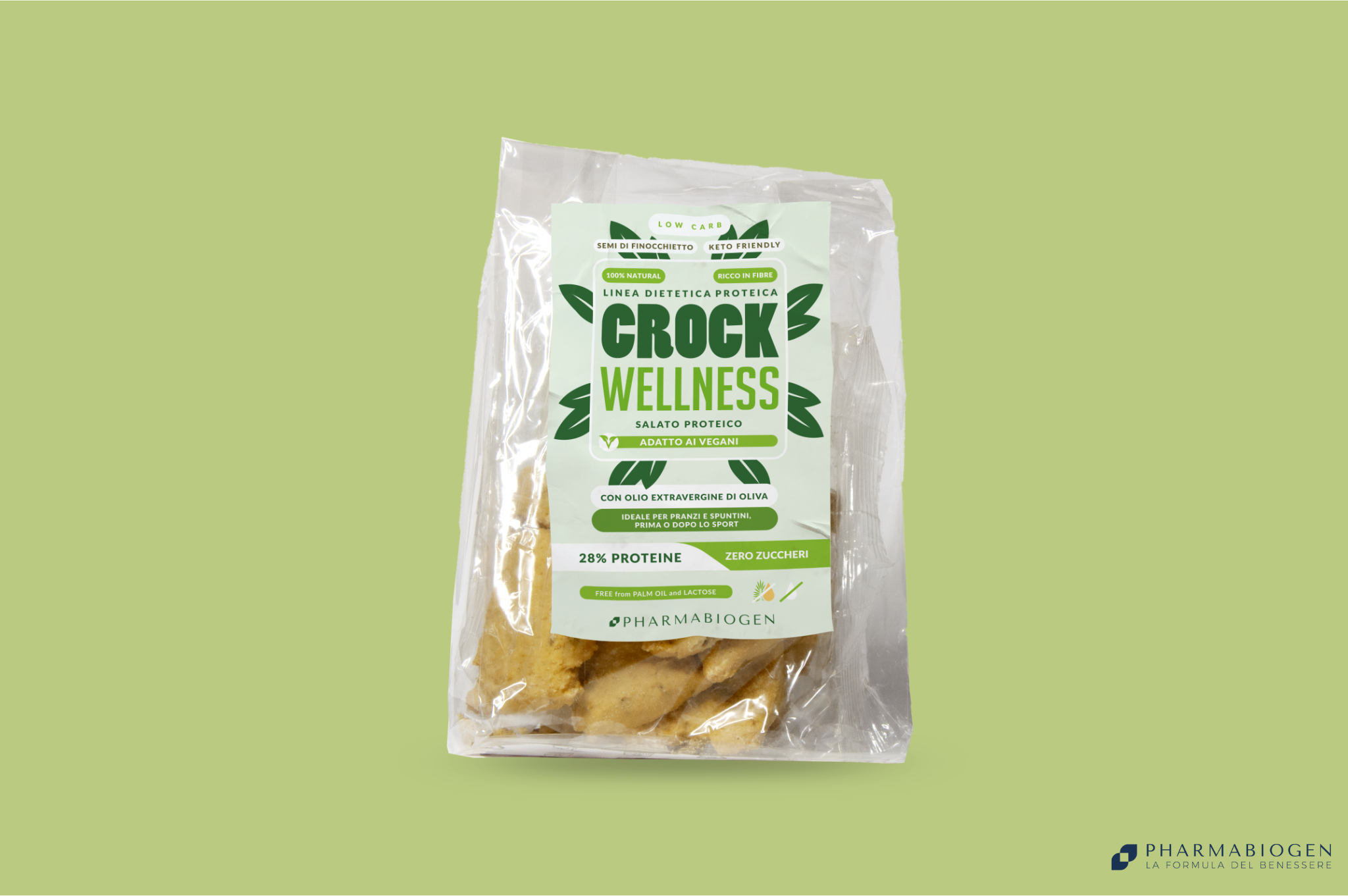 Snack salati proteici Crock Wellness gusto semi di finocchietto